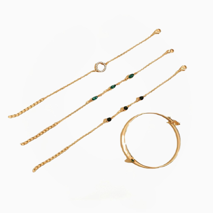 Conjunto Quattro Braceletes | Três Gerações