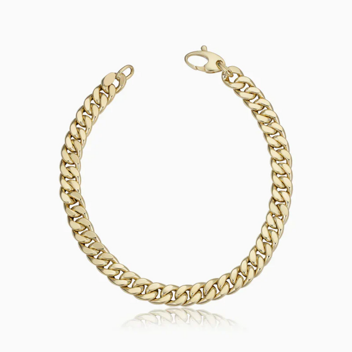 Pulseira Cubana Clássica | Dourado