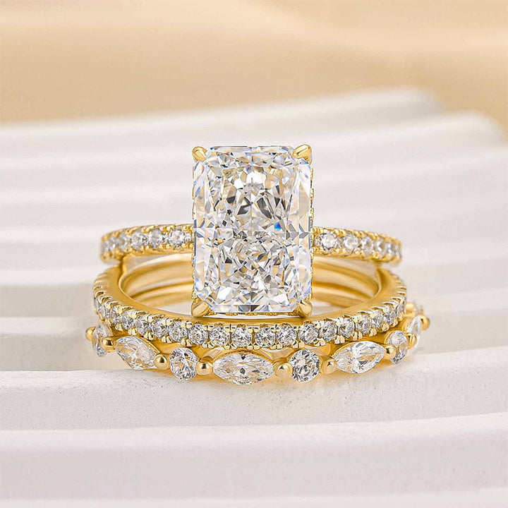 Conjunto de 3 Alianças Jaily | Dourado