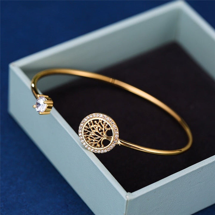 Pulseira Ajustável com Símbolo da Árvore da Vida