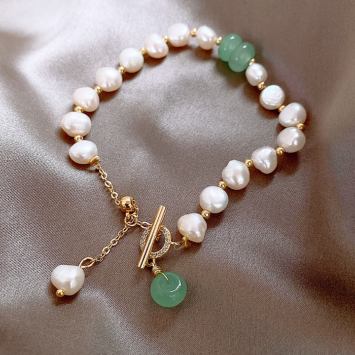 Pulseira de aventura com pérola do mar