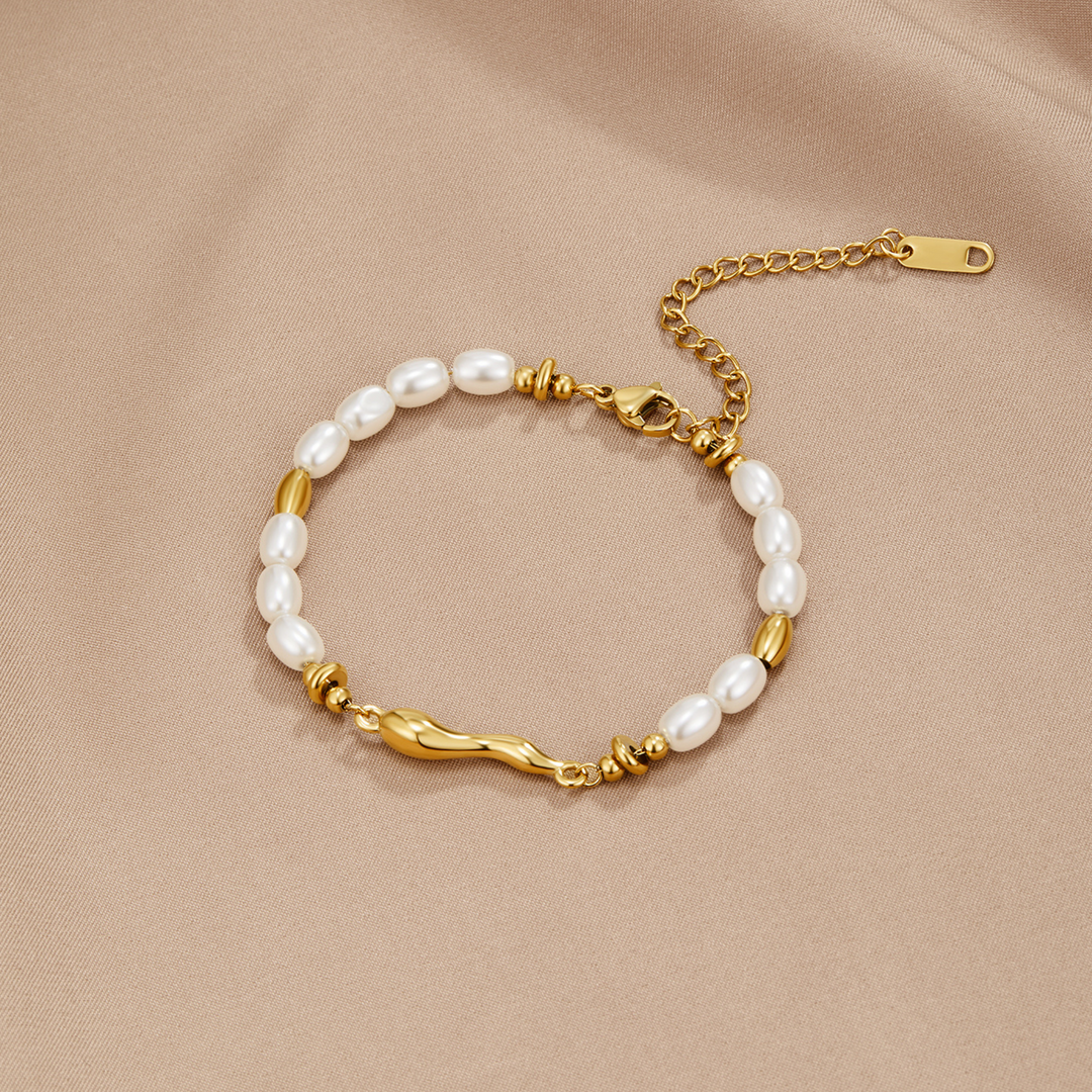 Pulseira de Pérola de Água Doce Lov
