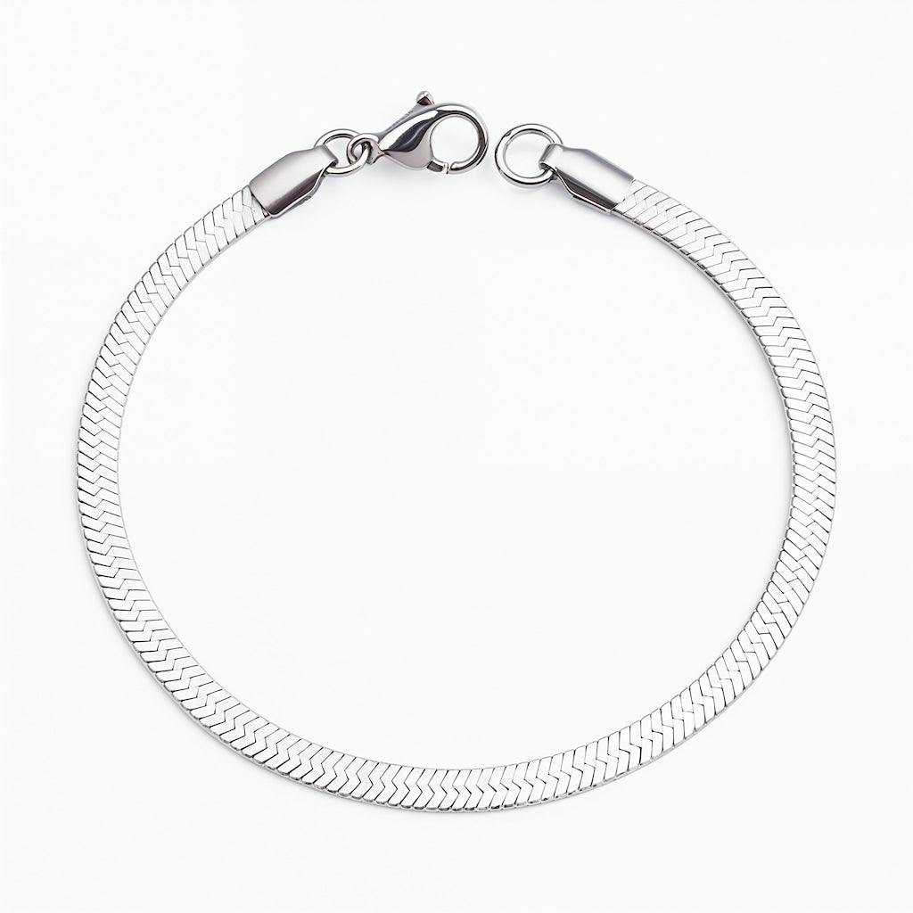 "BRACELETE EM ESPINHA DE PEIXE" SANTORINI