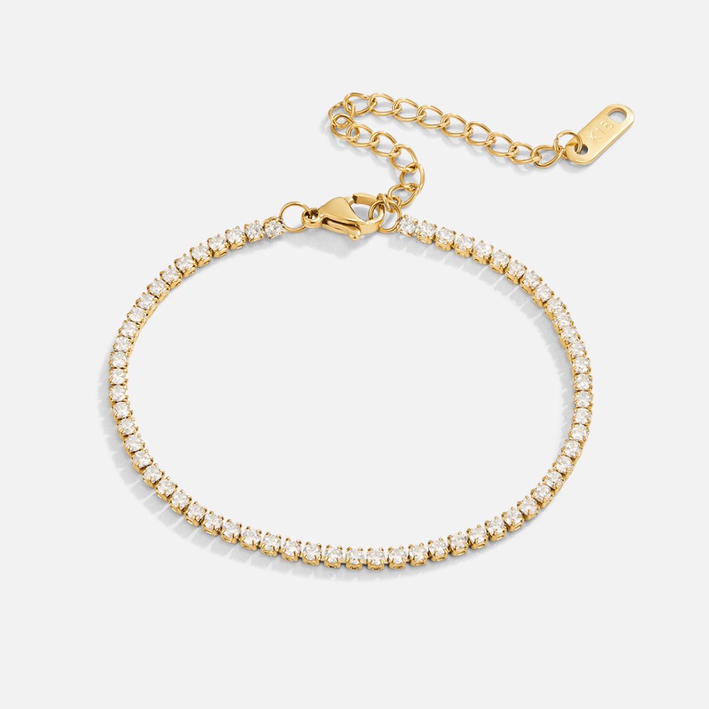 Pulseira de Tênis Cordelia Gold