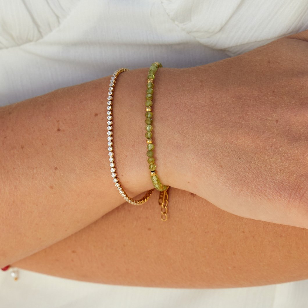 Pulseira de Tênis Cordelia Gold