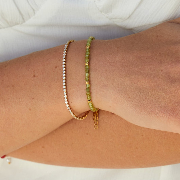 Pulseira de Tênis Cordelia Gold
