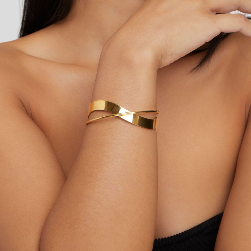 Pulseira de Ouro Única Eve
