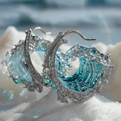 Brincos Serenity - Oceano