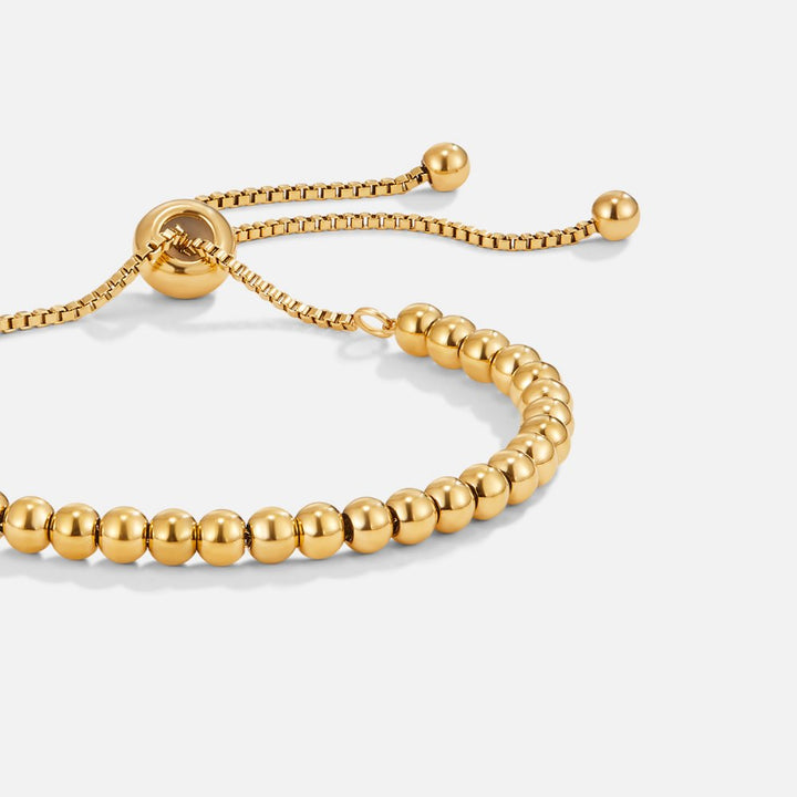 Pulseira de Ouro com Contas Nila