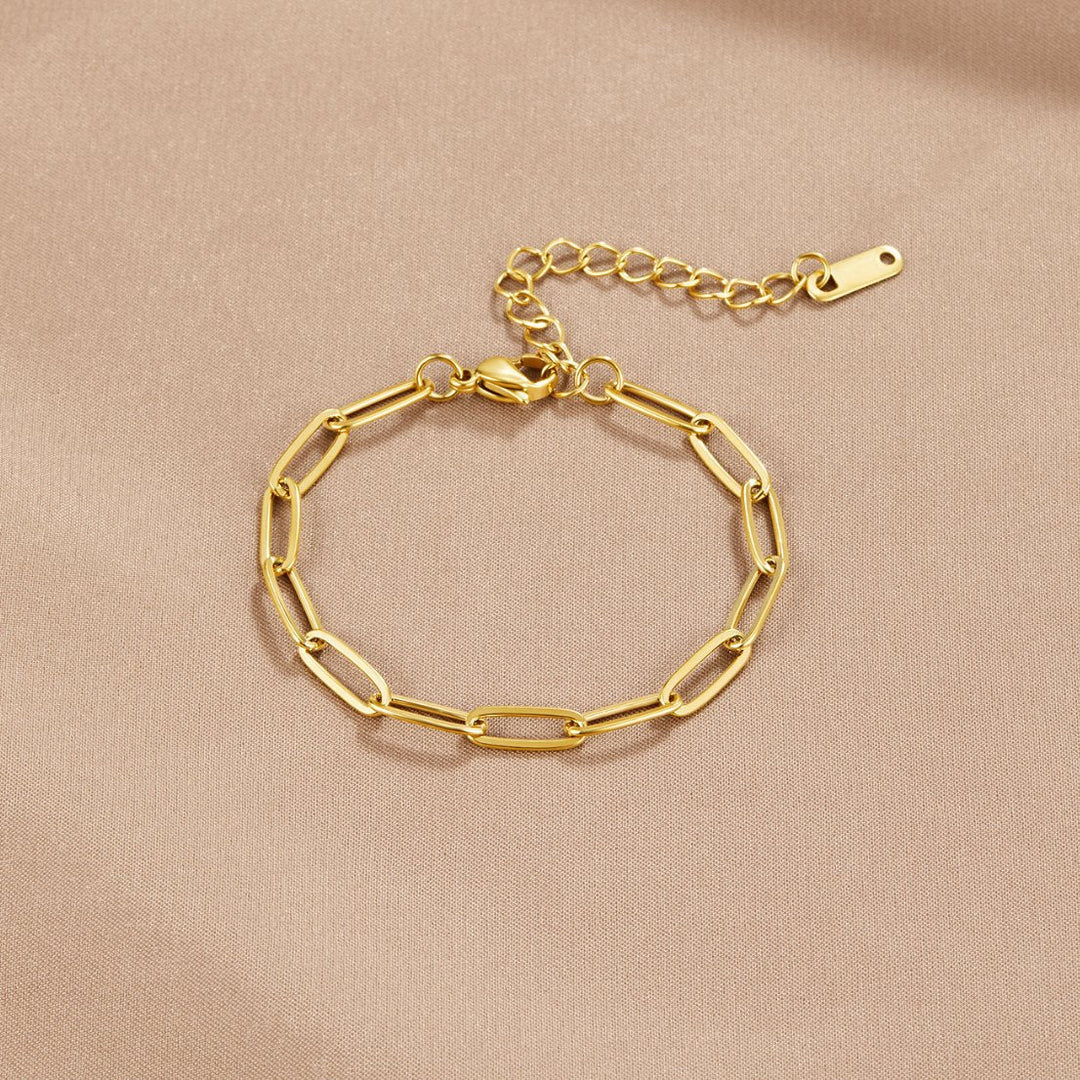 Pulseira de Ouro Clip