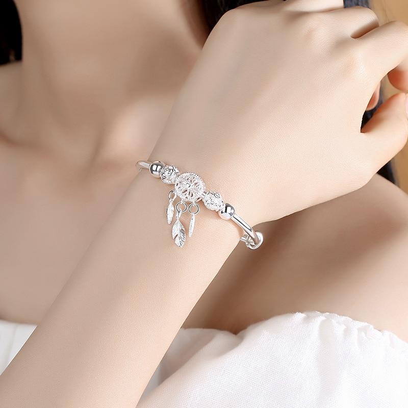 Pulseira de Sonho Ajustável Prata