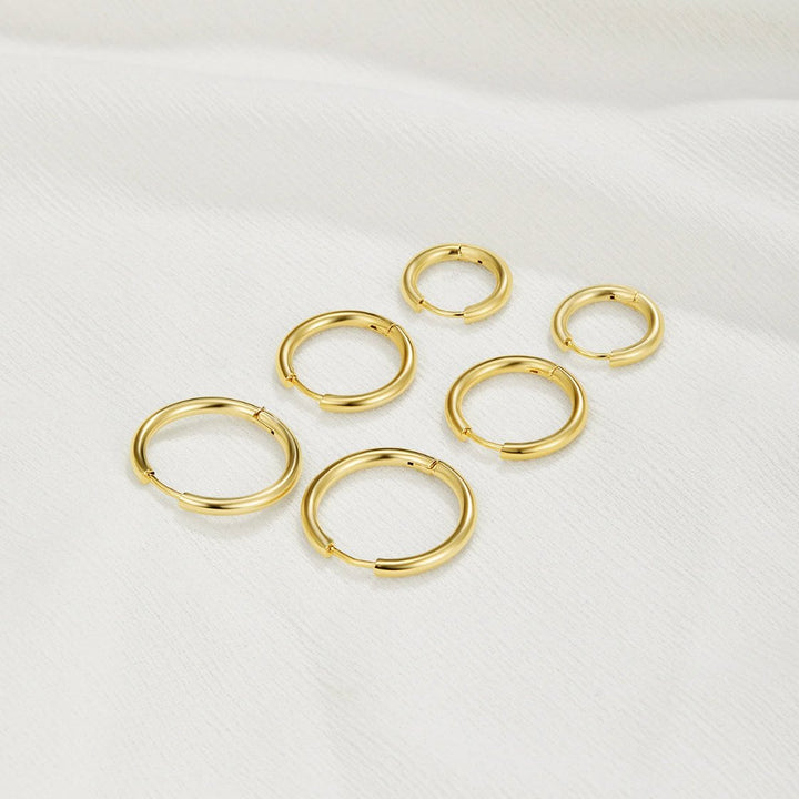 Conjunto de Brincos em Três Peças
