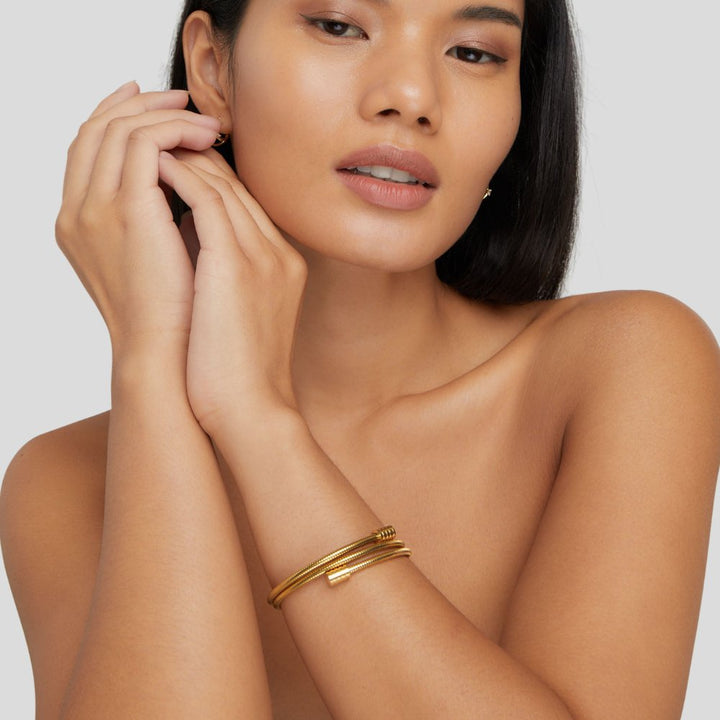 Pulseira de Ouro Torcido
