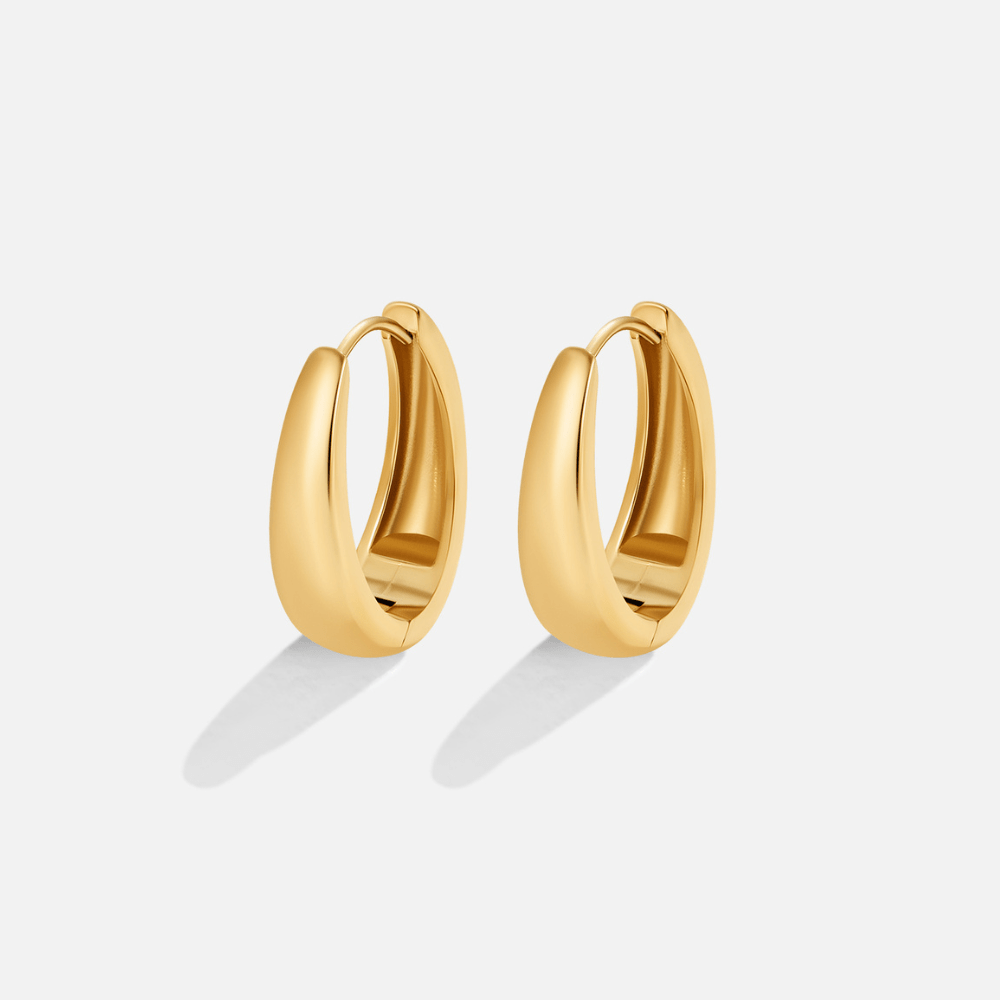 Brincos de Argola Valentina em Ouro